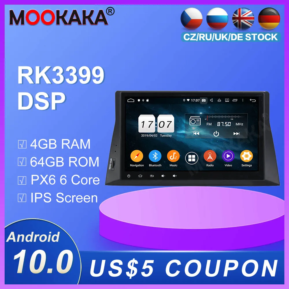 64 Гб DSP Android10.0 автомобильный без DVD плеера GPS навигация для Honda Accord 8 2008 2011