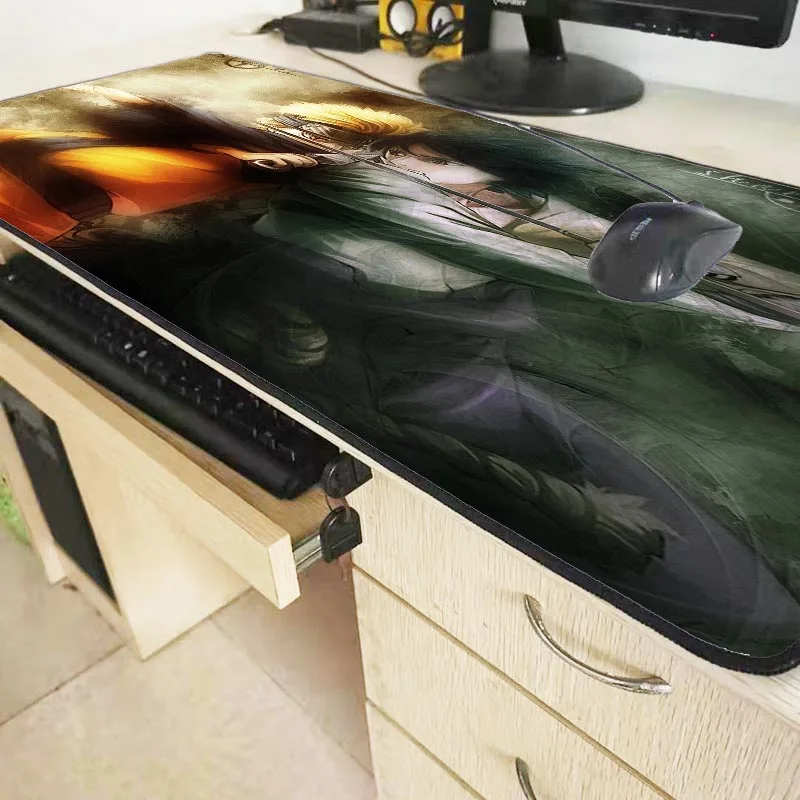 Большой игровой коврик для мыши XGZ с аниме скоростной версией геймерский