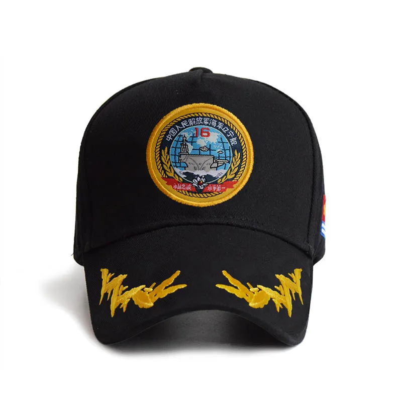 Liaoning авианосец Memorial cap китайская темно-синяя кепка