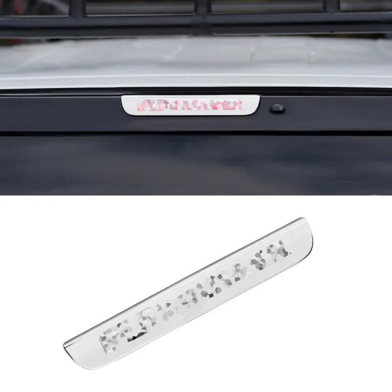 

Fit For Toyota FJ Cruiser 2006-2020 Car Silver Stainless Steel Tail High Brake Lamp Frame Trim Moulding Styling Accessories 1PCS