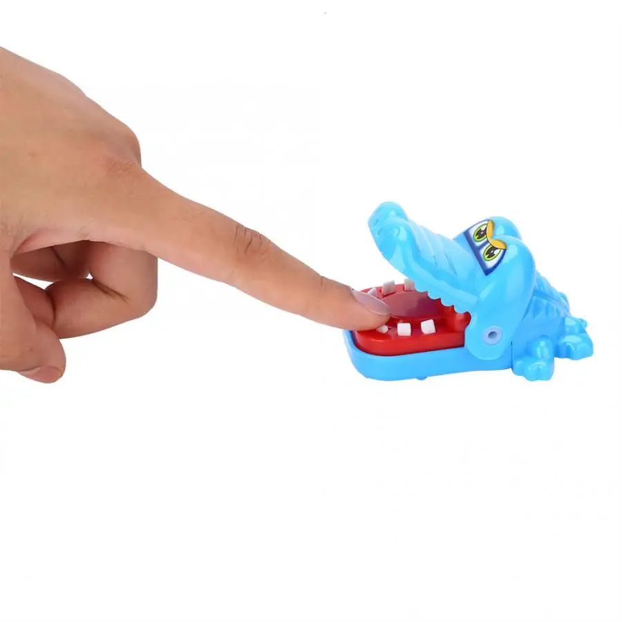 Милый крокодил Рот дантист кусает пальцы игра забавная игрушка подарок для детей