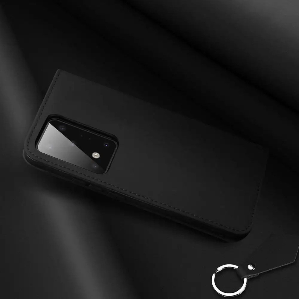 

For Samsung Galaxy S20 Ultra DUX DUCIS Wish Series Luxury Case Flip Cover with card Slot Sturdy Stand Support Wireless Charging