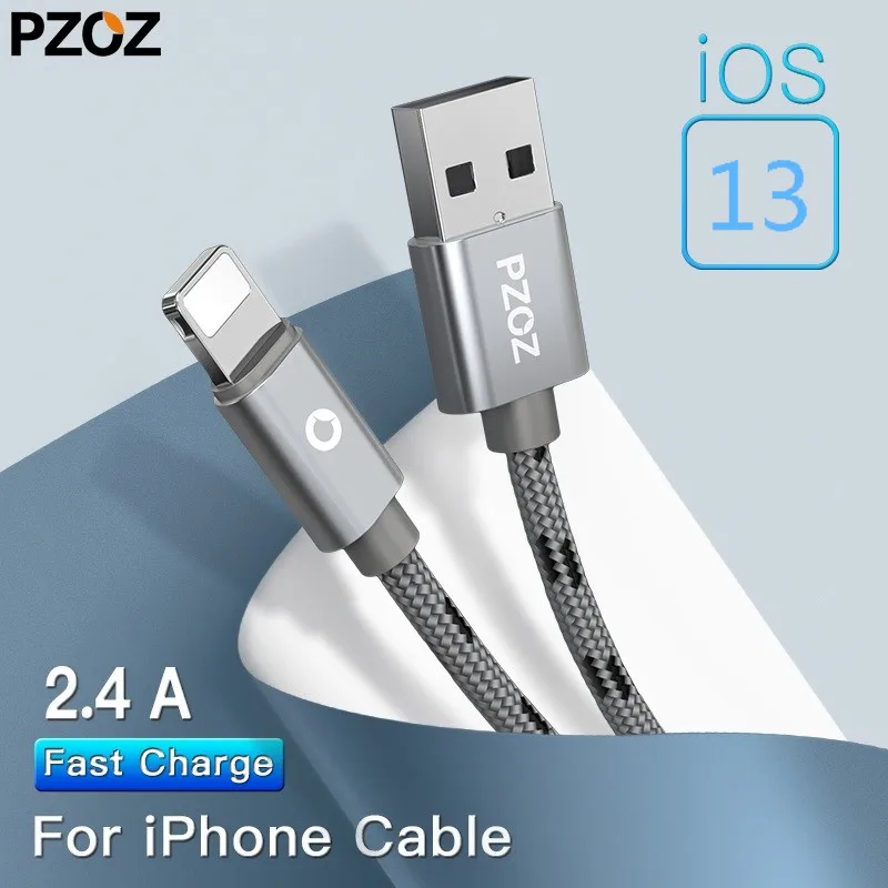 PZOZ usb кабель для iphone зарядное устройство быстрый 11 pro max X Xs Xr 7 8 plus SE 2020 6 5S iPad air 1 10 2