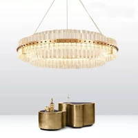 new arrival glass chandelier lighting modern chrome gold living room dinning room chandelier coffee room light 85 265v