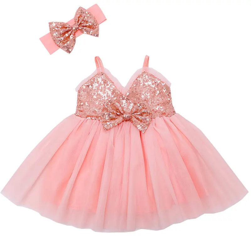 Летнее кружевное платье для маленьких детей платье-пачка с блёстками девочек