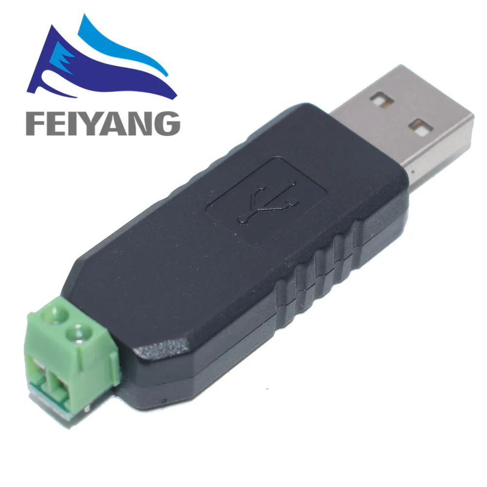 Адаптер-конвертер USB в RS485 485 совместимый с 2 0 1 поддерживает Win7 XP Vista Linux Макс