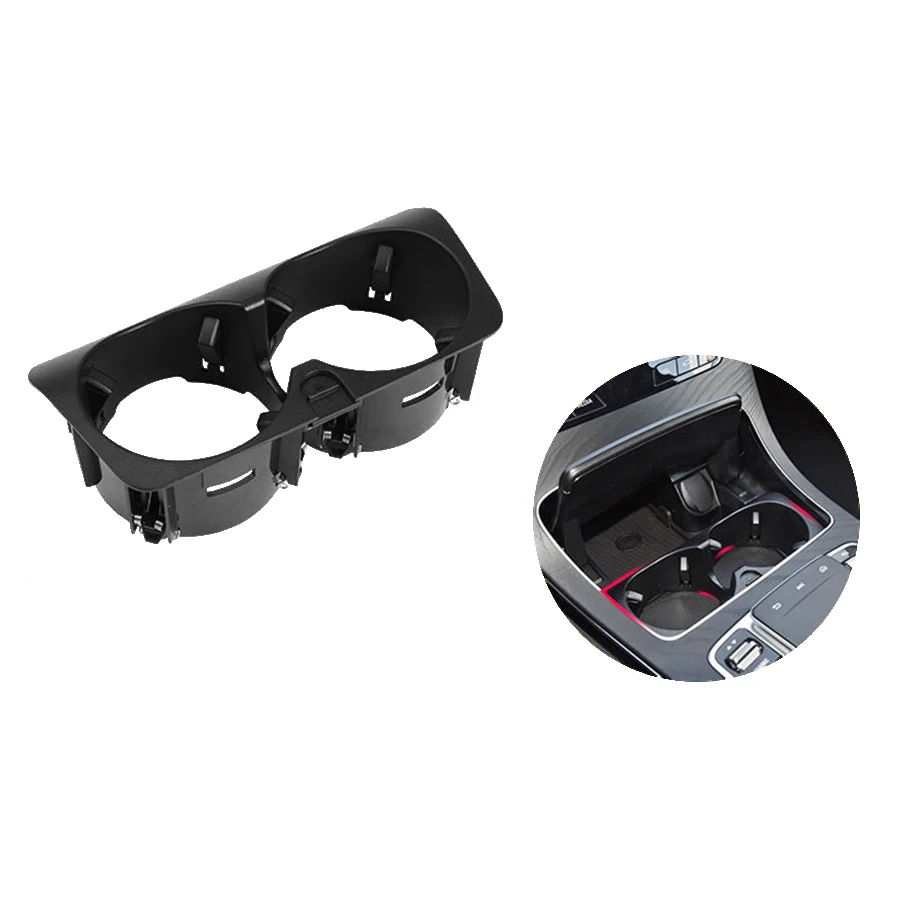 Car Cup Holder Armrest Storage Box Tray For Mercedes Benz C E GLC CLS-Class W205 W213 W253 W238 W447 W488 Accessories | Автомобили и