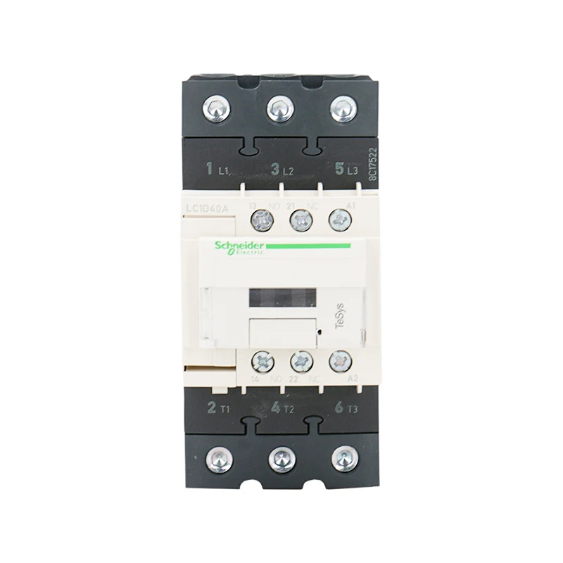 New authentic LC1D40AU7C coil 240VAC 50/60Hz three-level contactor 40A load 11KW-220V standard TeSys D Everlink terminal block |