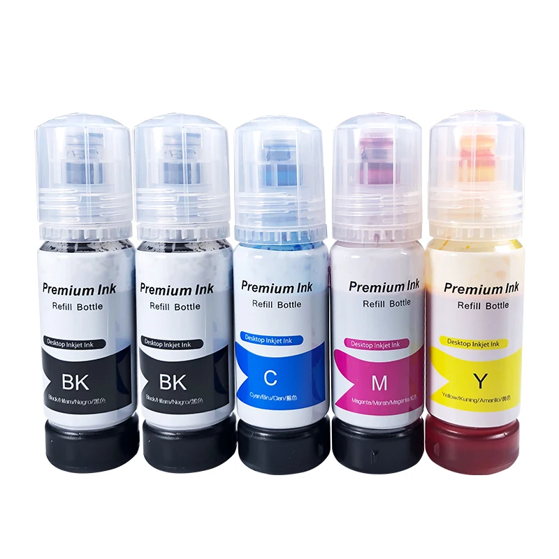 2-5 Pcs Ink for Epson L3150 EcoTank Printer L3110 L4150 L4160 ET-2750 3750 4700 4750 2700 2720 101 102 103 104 502 544 001 003