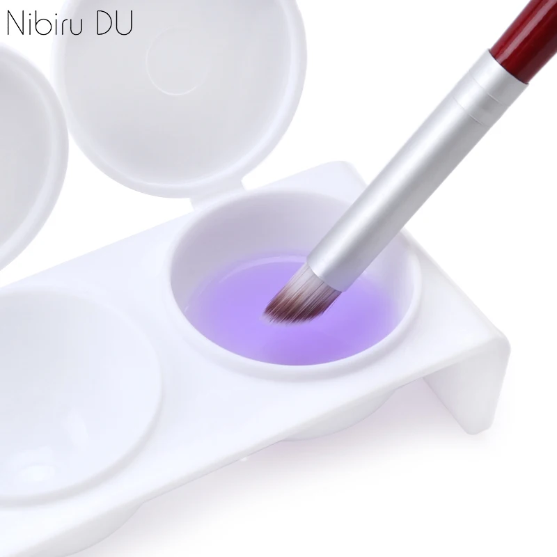 1 шт. пластиковый контейнер для ногтей с крышкой|Инструменты росписи ногтей| |