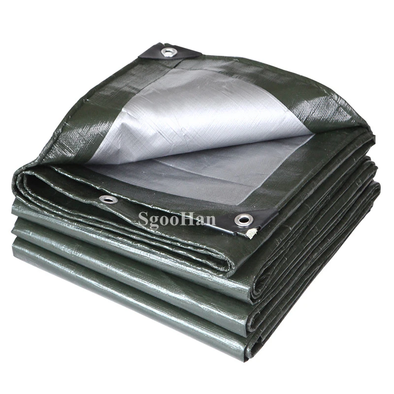 

1pc 2.5X3.5m 0.5m buttonhole PE Rainproof Cloth Tarpaulin