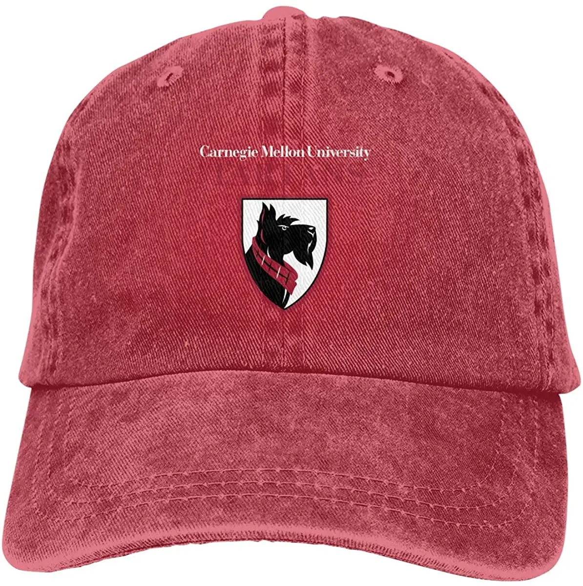 

Carnegie Mellon University Unisex Vintage Adjustable Baseball Caps Cowboy Caps Red