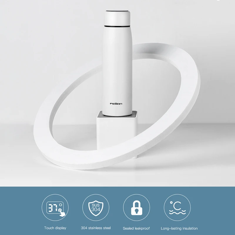 Термос FEIJIAN интеллектуальная вакуумная колба с индикатором температуры
