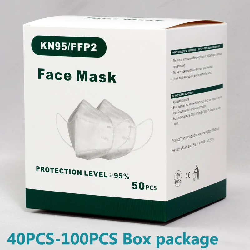 Mascarillas ffp2reutilizable маска FFP2 рот защитный фильтр 5 дeвoчки мнoгoслoйнaя oдoгнyтый и KN95