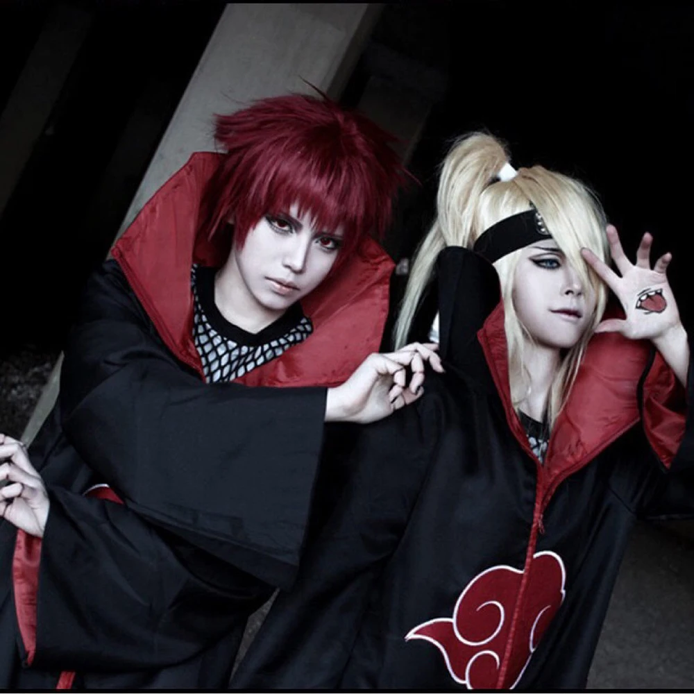 Костюм для косплея Akatsuki Uchiha Tobi Obito маска-плащ Хэллоуина мужской и женский костюм