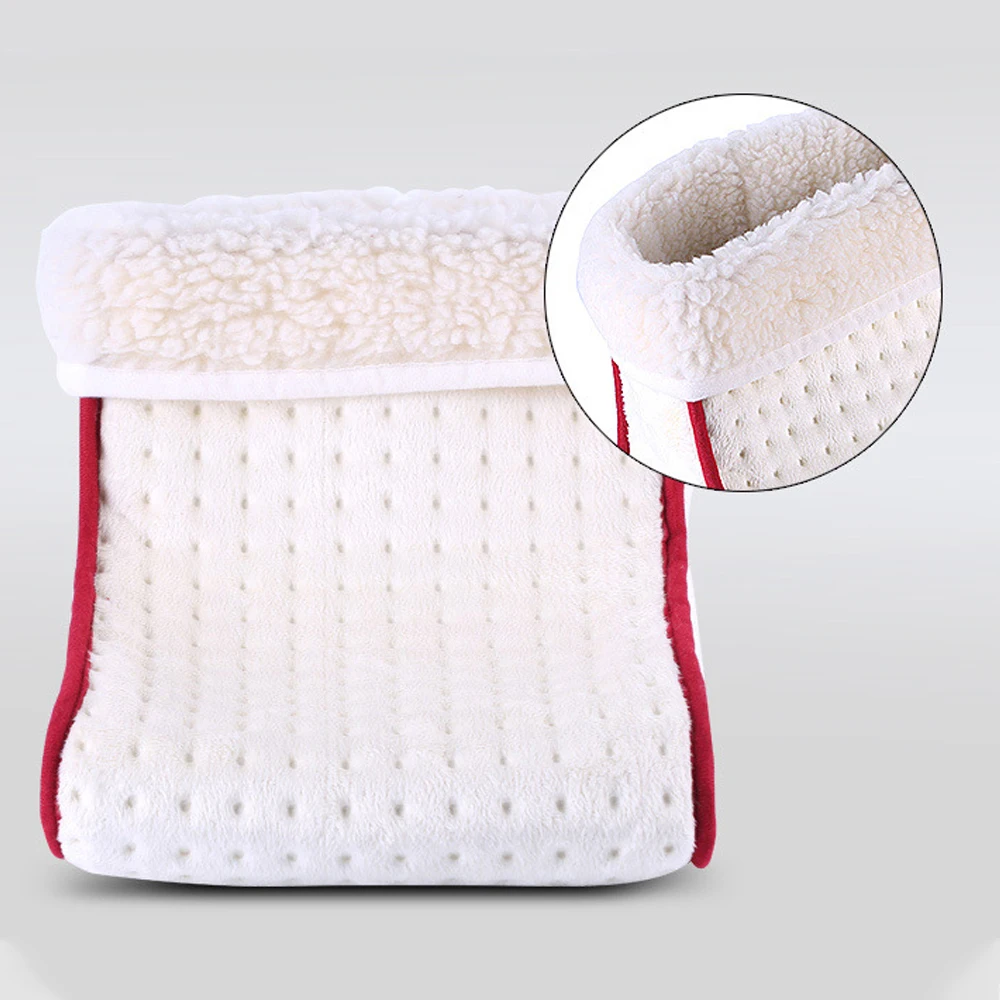 

1pc Electric Foot Warmer 5 Modes Temperature Adjustment Thermal Machine Soft Breathable Cushion Heating Device Winter Footmuff