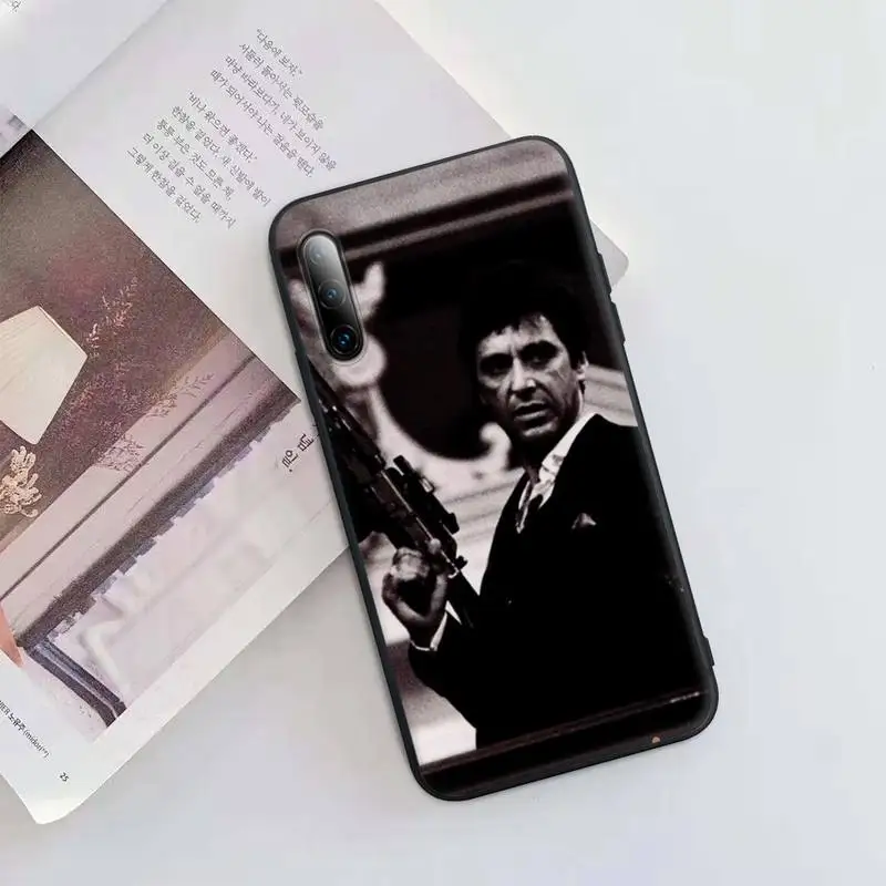

Scarface Tony Montana Black Silicone Cell Phone Case For Huawei P9 P10 P20 P30 P40 Lite Pro P Smart 2019 2020 Cover