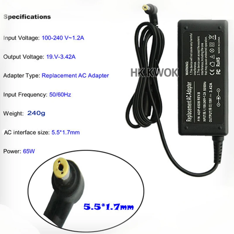 Зарядное устройство для ноутбука Acer Aspire|adapter fire|adapter compactflashadapter banana |