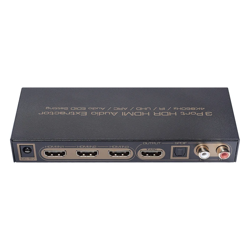 3 порта HDMI аудио экстрактор сплиттер Поддержка 1080P 3D 4K x 2K для ноутбука мобильный