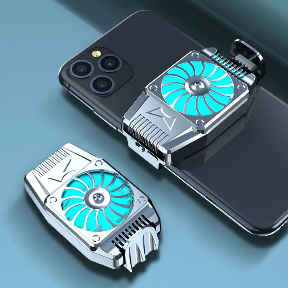 Портативный охлаждающий вентилятор игровой мобильный телефон кулер с питанием