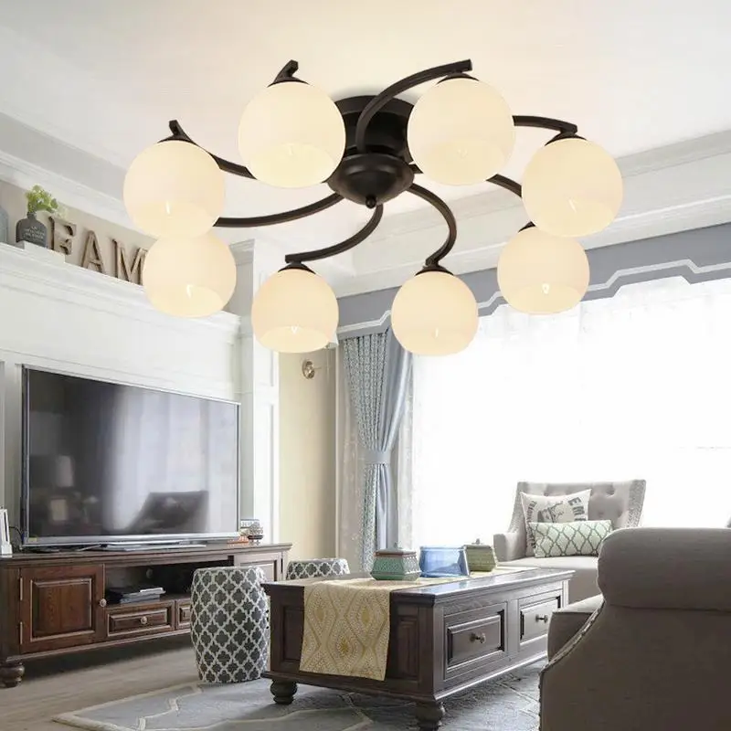 

Plafond Vintage Colgante Moderna Plafon Fixtures Lamp For Living Room Plafonnier Lampara Techo Luminaria De Teto Ceiling Light