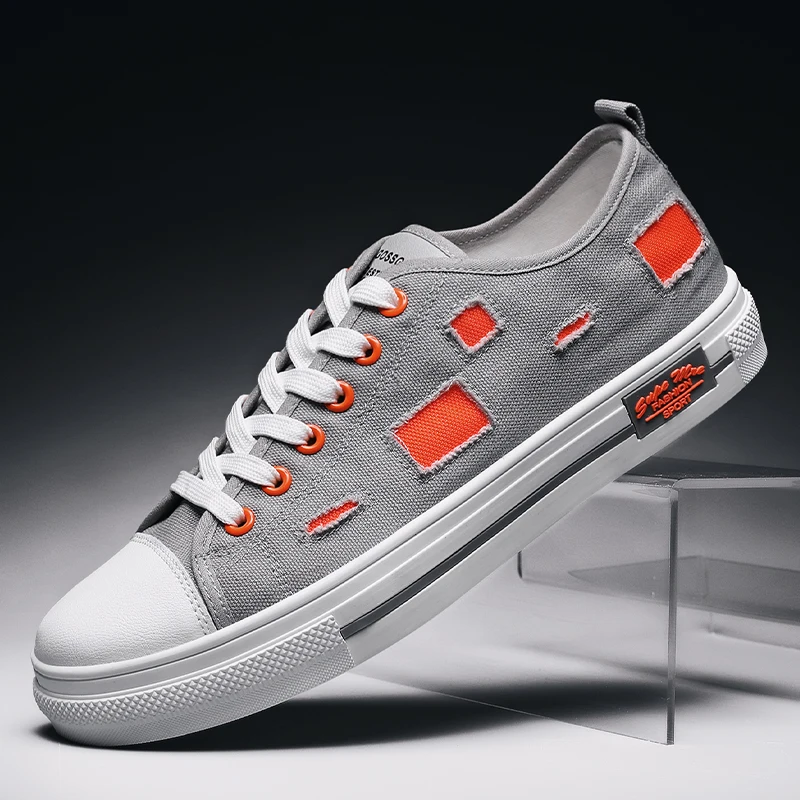 

Кеды мужские прогулочные, повседневная холщовая обувь, плоская подошва, дышащие, кроссовки для ходьбы