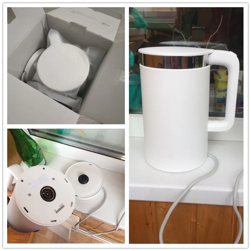 

Xiaomi Mijia Electric Kettle 1.5L Fast Hot boiling Stainless Intelligent Temperature Control Anti-Overheat Kettle Tea Pot