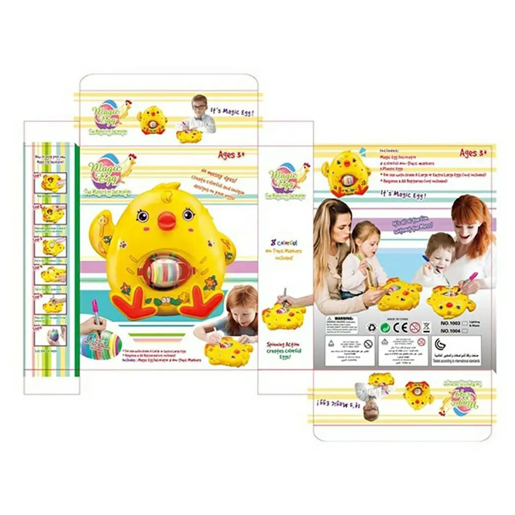 

Easter Eggs Paint Machine Happy Easter Decorations Painted Eggs DIY Craft Kids Gift Favor Home Decor Easter Party