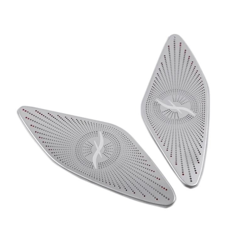 

Car Stainless Steel a Pillar Audio Tweeters Speaker Cover Trim for Mercedes Benz GLA Class H247 2020-2021