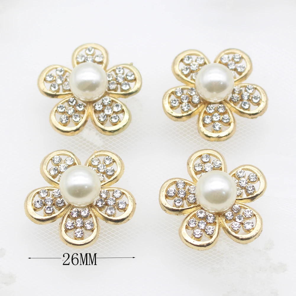 

ZMASEY 5 шт. 26 мм сплав золота Кристалл Diy Оптовая цена свадебное платье ювелирные аксессуары Стразы Fittng смешанные цвета