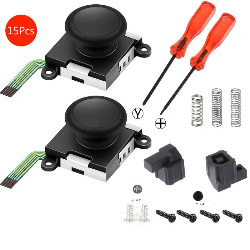 Два набора аналоговых 3D джойстика Joy con замена для Nintendo Switch джойстик joycon