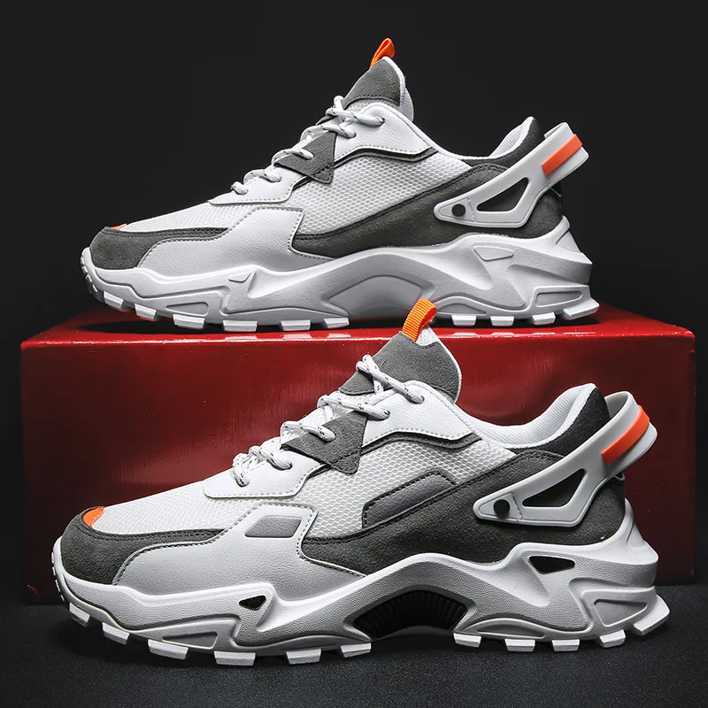 Мужская обувь на очень высокой толстой подошве весна-лето 2020 новый стиль