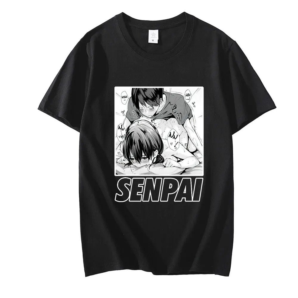 Футболка Hentai с круглым вырезом для мужчин и женщин модная тенниска в стиле