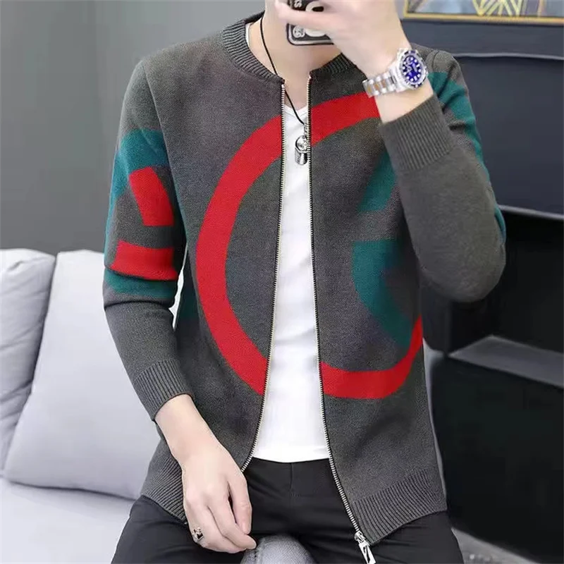 

New Men Jackets Mens Fashion Clothing Trends Jacekt Knitted Jacket Men Spring Autumn Outdoor Street Wearing Clothes Mens Jacket