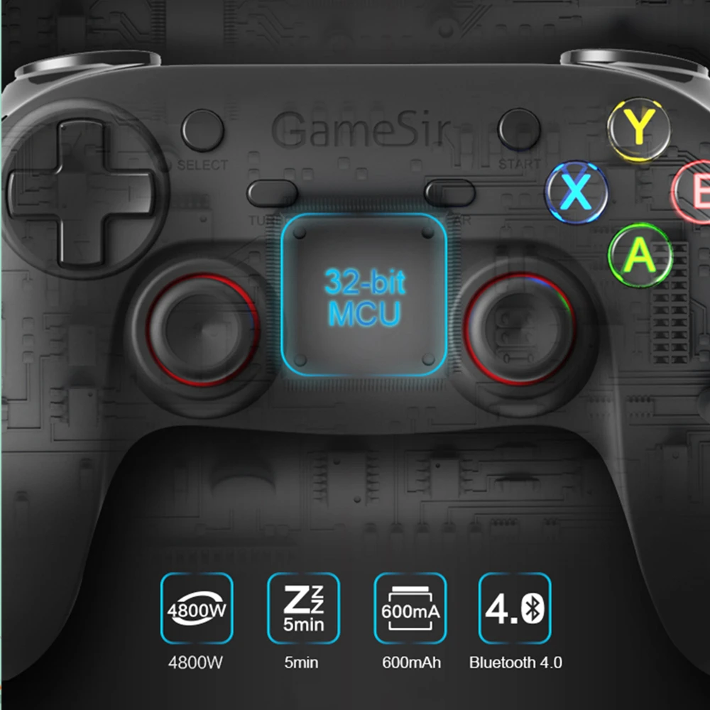 Беспроводной игровой контроллер GameSir G3s с Bluetooth геймпад для телефона Android/Windows PC /
