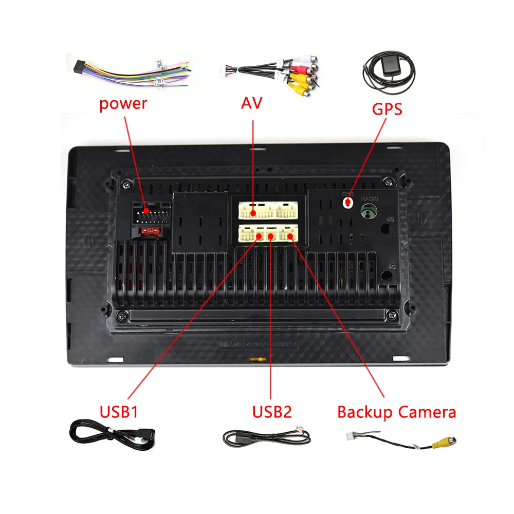 Podofo USB2.0 4Pin 6PIN USB адаптер Android автомобильный Радио для передачи данных кабель