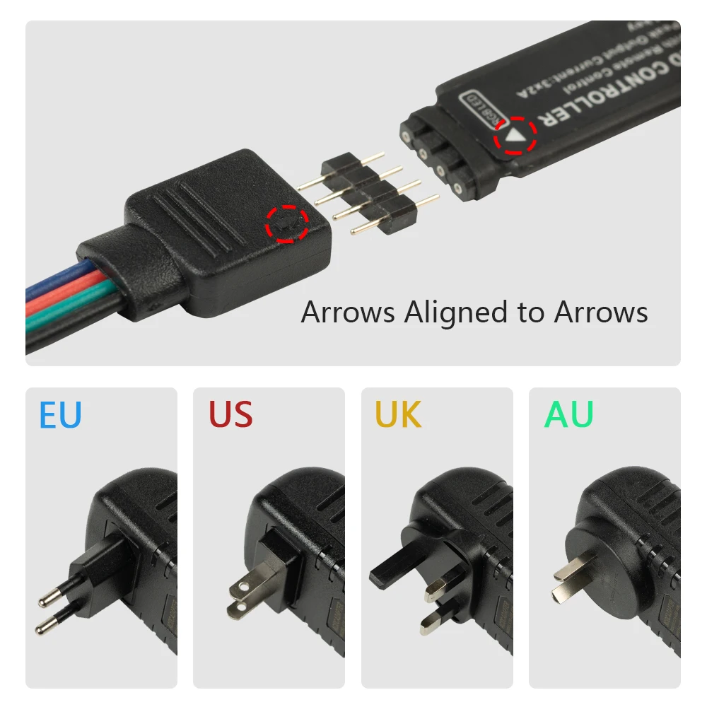 

LED light with bluetooth RGB 5050 2835 DC 12v SMD flexible tape diode 20M 15M 10M 5M remote control + adapter + Bluetooth WiFi