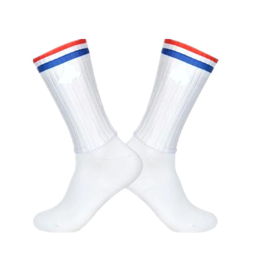 

Professional Sports Socks Silicone Bicycle Cycling Running Anti-Slip Aero Seamless Men Women Four Season Calcetines