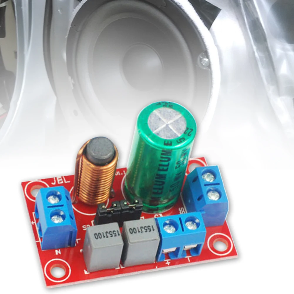 Портативный 2 Way звук легко установить кроссовер Регулируемый Hi-Fi Динамик DIY аксессуары ВЧ бас делитель частоты аудио дома