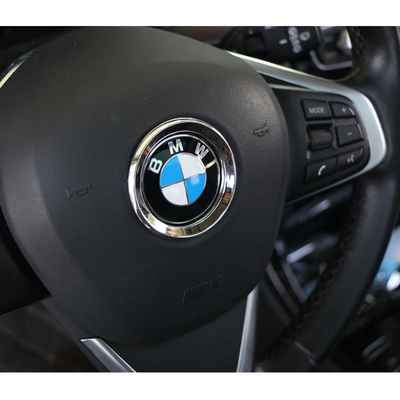 Автомобильная наклейка на руль с логотипом для M3 M5 E36 E46 E60 E90 E92 BMW X1 F48 X3 X5 X6 E61 F10 F07 E63