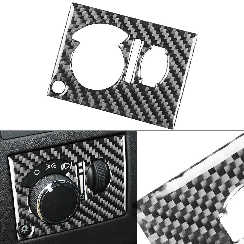 

ABS Car Headlight Switch Panel Cover Decorative Trim For Dodge Challenger 2008 2009 2010 2011 2012 2013 2014 LHD