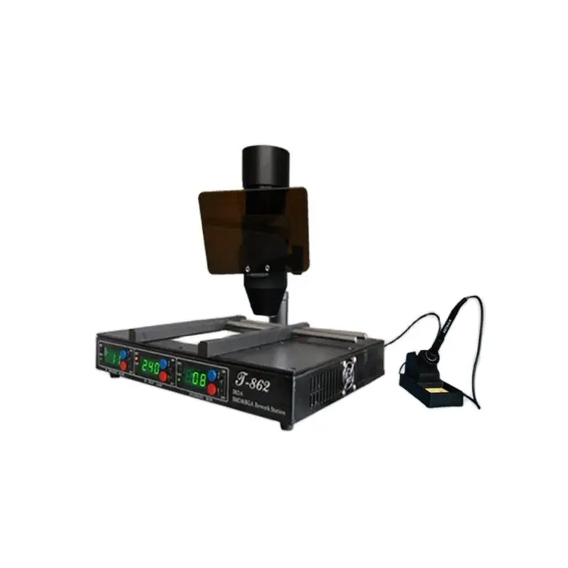 PUHUI T 862 оригинальный продажи IRDA инфракрасный BGA SMD паяльная станция ремонтная