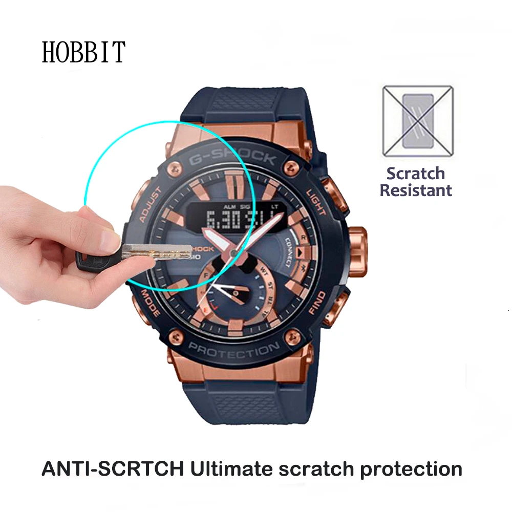 Закаленное стекло для часов Casio 2 упаковки 2.5D 9H прозрачное защиты экрана от
