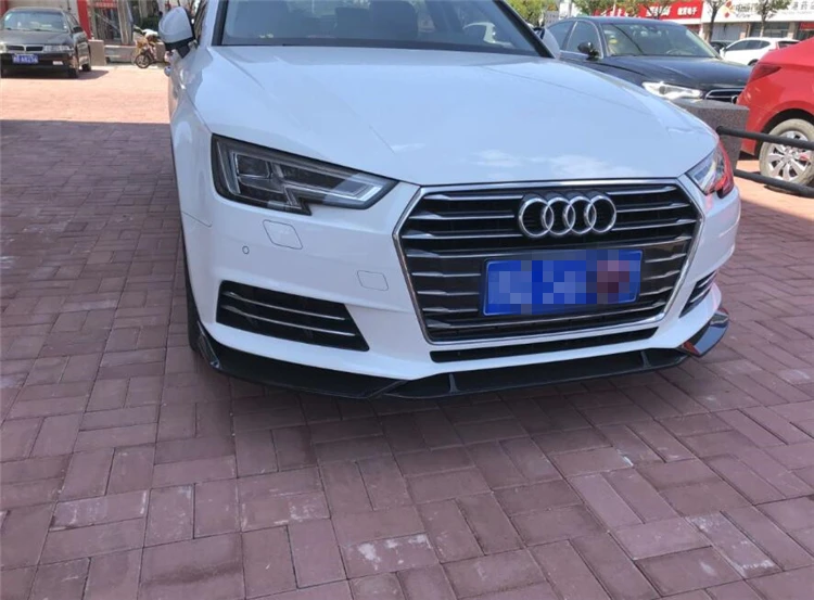 Защитный диффузор для заднего бампера Audi A4 ABS 2016-2018 комплект корпуса RXK бампер