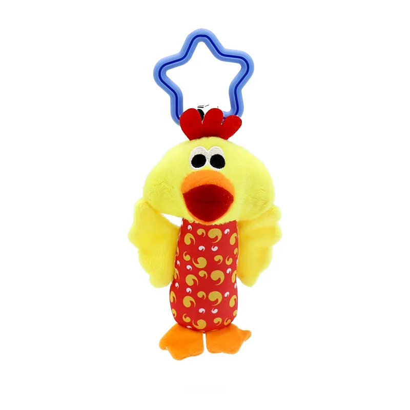 

Newborn Baby Toys Comfort Bed Hanging Animal Hand Rocker Rattle Lathe Hanging Wind Chime Bell Toy