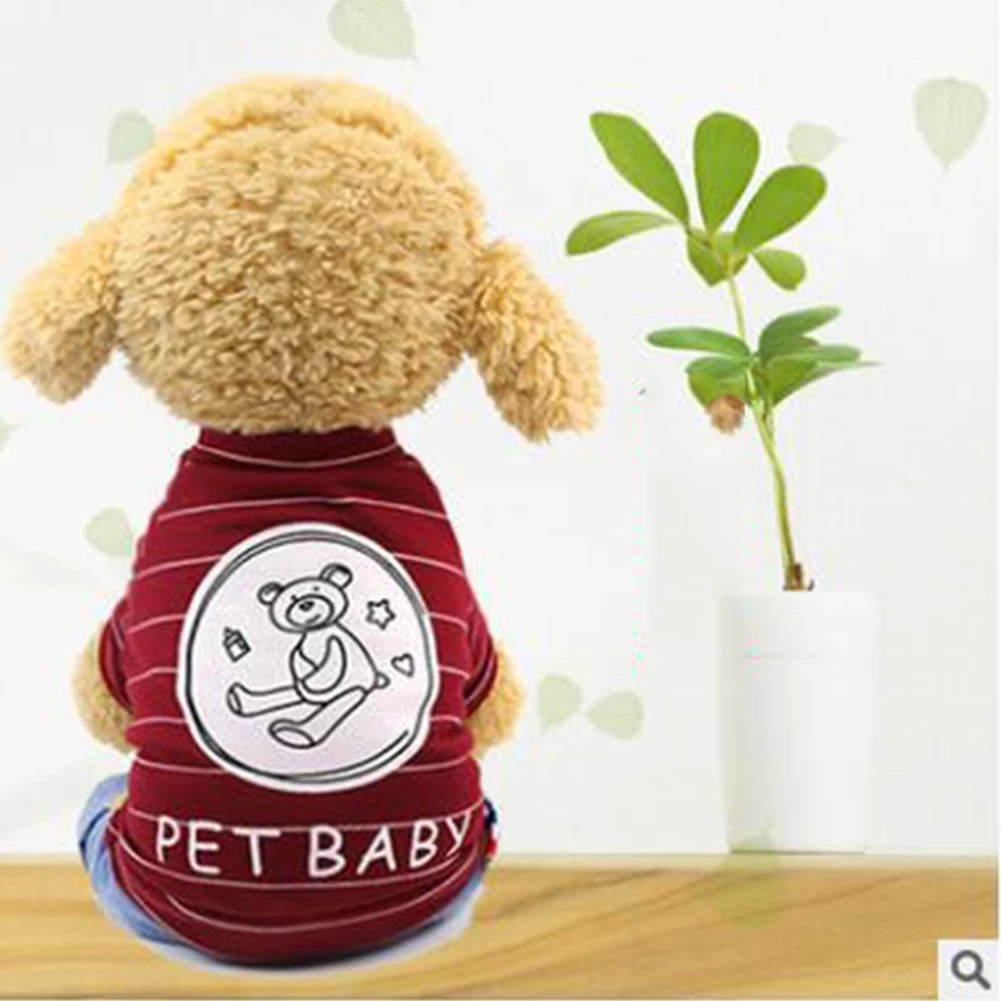 Легкая чистка пальто для питомца прекрасный летний костюм прыжков повседневная