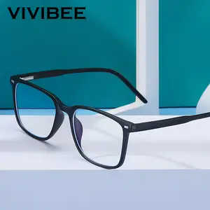 Livho 2 Pack Blue Light Blocking Glasses, Computer Reading/Gaming/TV/Phones Glasses for Women Men,Anti Eyestrain & UV Glare (Light Black+Clear)