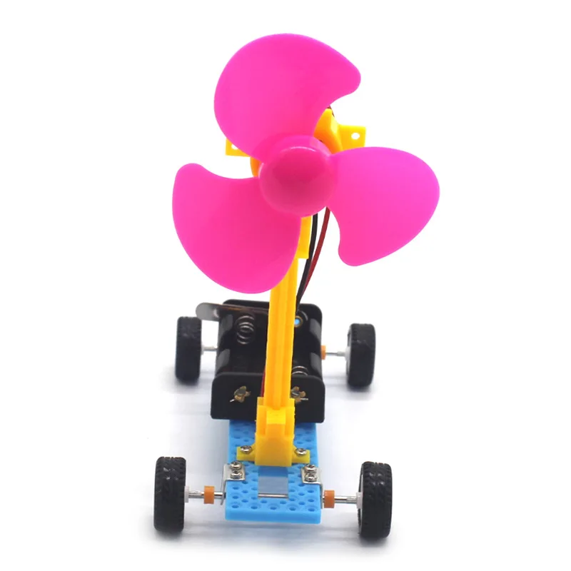 

Wind power car diy technology small production children's manual experimental small invention stem science experimental toys
