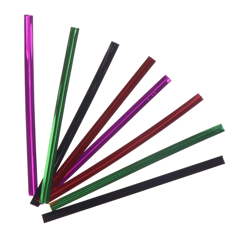 750 800 шт. металлические закрученные Галстуки для мешков конфет|Подарочные сумки и