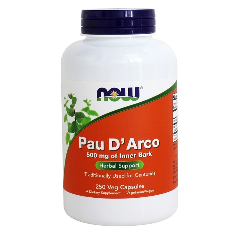 

Free shipping Pau D'Arco 500 mg of lnner Bark Herbal Support Traditionally Used for Centuries 250 Veg Capsules